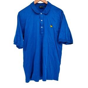 Bobby Jones Collection Masters Augusta Golf Polo Shirt Embroidered Italy Large